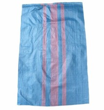 Säcke 20 St  Schwerlastsack Gewebesäcke 65 x 105 cm Sandsack Getreidesack blau