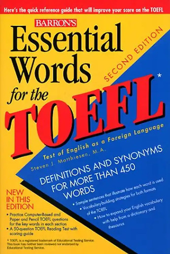 Essential words for - essential, toefl