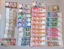 Geldscheine Banknoten Sammlung Konvolut Aller Welt Nachlass