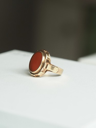 Siegel ring gold 585 herren - gold,