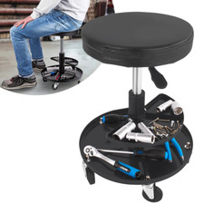 Werkstatthocker Werkstattsitz Rollhocker Werkstattstuhl Höhenverstellbar 130 kg