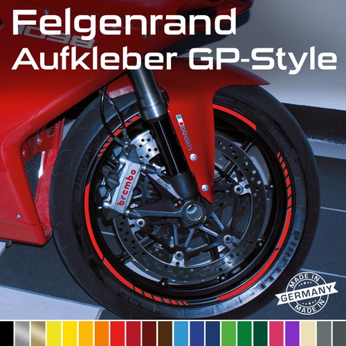 Design felgenrandaufkleber - gp,
