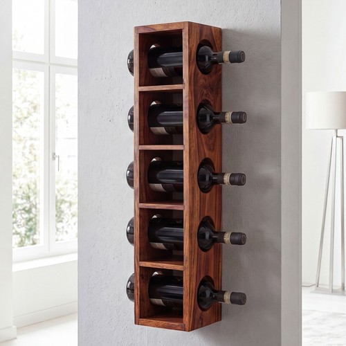 Finebuy weinregal massiv holz - finebuy, massiv-holz