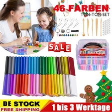 Kinder Polymer Ton Set Ofen