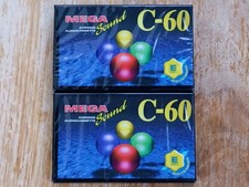 2x EDEKA MEGA Sound Chrome Super Class C-60, Made in Germany by SK, OVP