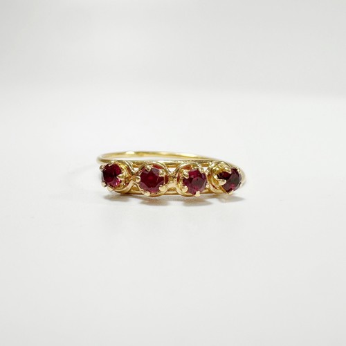 Vintage ring karat - vintage, gelbgold