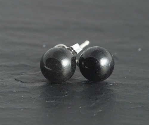 Edelstein ohrschmuck kugel - edelstein,