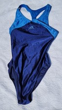 ADIDAS Badeanzug  Gr 36 M High Shiny Wetlook-Effekt Schwimmanzug Swimsuit Sweet 