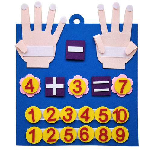 Montessori filz zählspiel - filz,