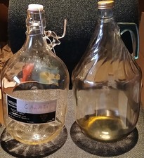 Ballon Flaschen fünf Liter Chiantiflaschen Leer Zwei Stück