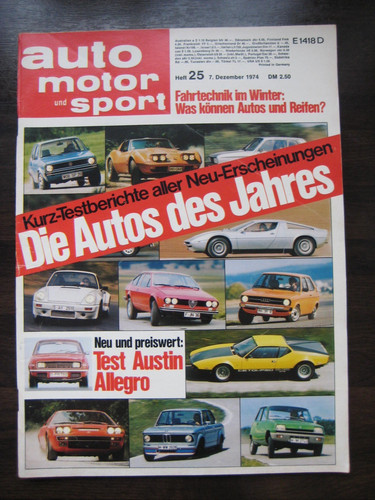 Auto motor sport heft - auto,