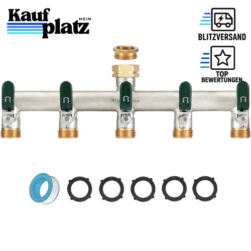 Wasserverteiler 5fach