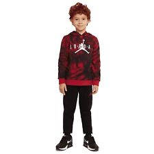 NIKE JORDAN Tie Dye Track Suit Kinder Jogginganzug Jumpman Jogger Rot Schwarz