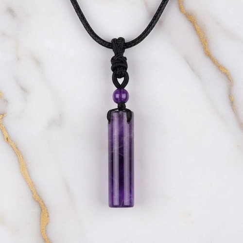 Amethyst halskette edelstein - amethyst,