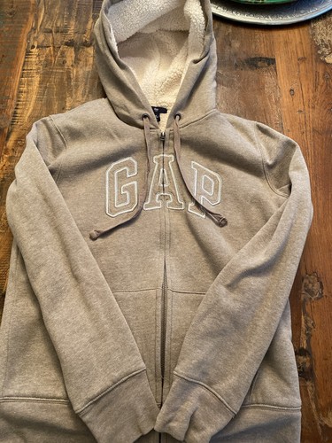 Gap sweatshirt jacke teddyfell - sweatshirt,