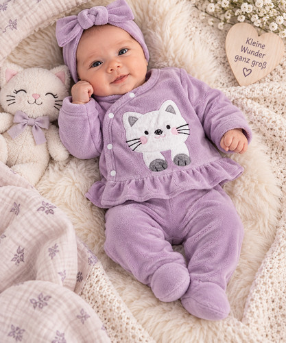 Süßes mädchen baby fleece - süßes, baby-fleece