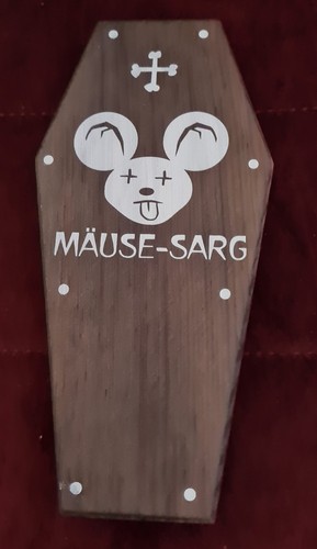 Holz sparkasse mäuse sarg - holz,