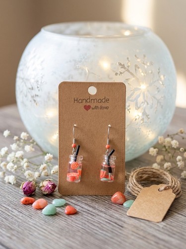 Handmade hängeohrringe - handmade,