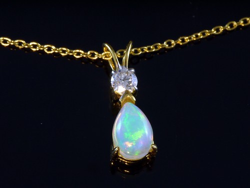 585 goldkette mit kleinem - 585,