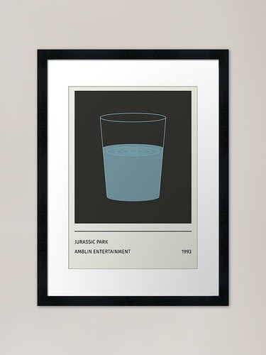 Jurassic park gerahmter - jurassic,