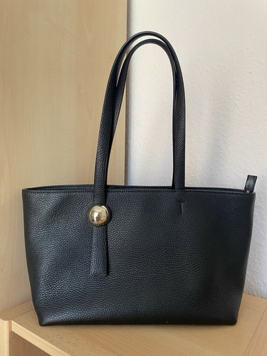 Furla handtasche schwarz leder - handtasche,