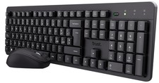 Trust – Ymo II, Wireless Tastatur Maus Set,USB, QWERTY, *1 USB ADAPTAPTER FEHLT*