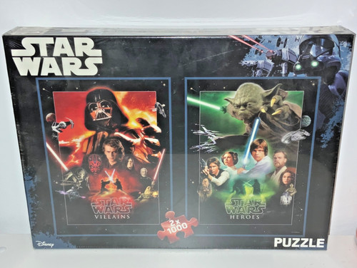 Star wars puzzle 2x1000 teile - star,