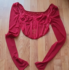 rotes Korsett in S von Shein -