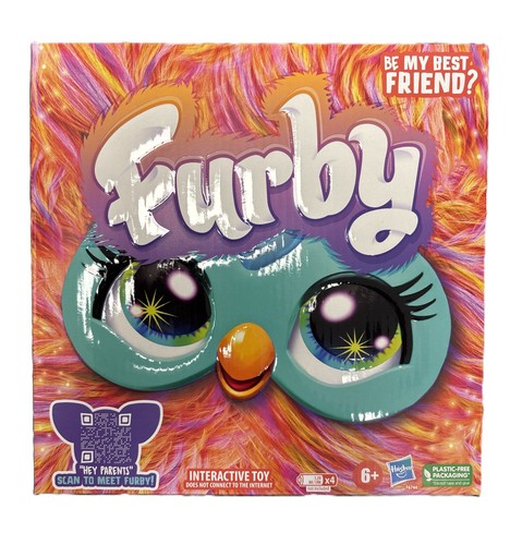 Furby coral electronic plush - coral,
