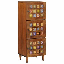 Highboard mit 3 Tür Walnuss