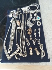 Strass Schmuck Konvolut aus