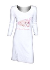 Hase Süß Nachthemd weiß