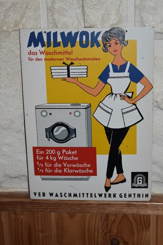 Altes reklameschild ddr veb - reklameschild,