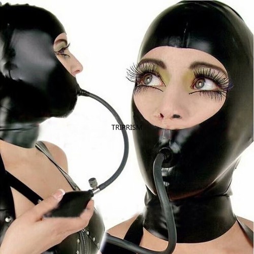 Unisex latexhaube exotische - unisex,