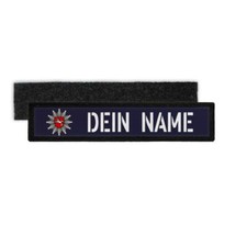 Patch Namens-Schild Polizei Niedersachsen Klett Streifen personalisiert #36111