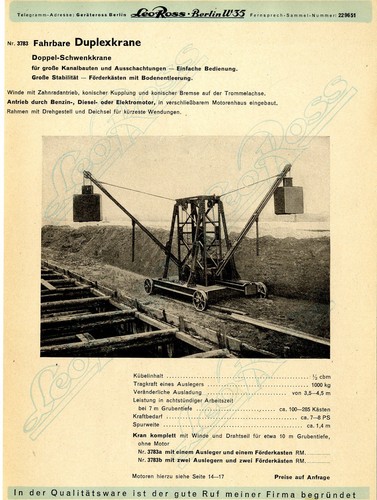 Kanalbau duplexkrane - kanalbau,