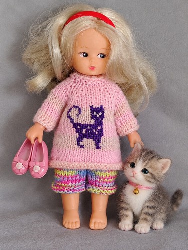 Pullover für kleine puppe - pullover, 16