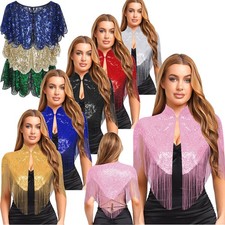 Damen Kurz Cape Unregelmäßig