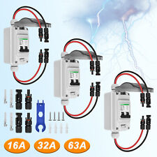 DC Trennschalter Solar PV Sicherungsautomat Leistungsschalter 2 Polig 1000V DHL