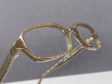 Alain Mikli Brille Damen Braun Transparent Rechteckig 1753 vollrand Muster linie