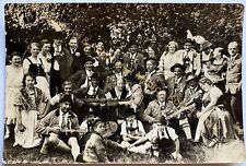 orig. Foto AK Hamburg Altona um 1920 Musik Bayern Tracht Musiker Gitarren Tracht