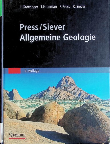 Allgemeine geologie press - allgemeine, geologie.