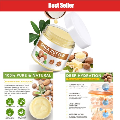 Sheabutter unraffiniert 220g - sheabutter,