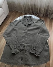 MICHAEL KORS ☄️ Herren Hemd Gr. XL Luxus 100 % Leinen khaki | neu