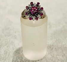 585/- 14 Kt Weißgold Ring mit