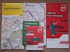 Liniennetz Pläne BVG und VBB Berlin DB S Bahn Berlin Liniennetz BVG Bus 2024