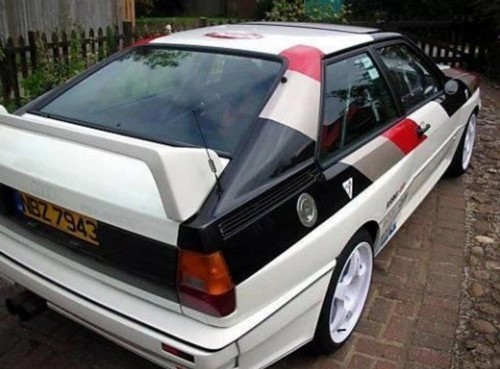 Audi quattro checkspoiler - ur,
