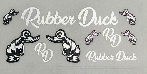 Chrom rubber duck set truck - duck,