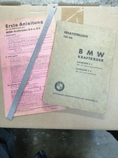 Ersatzteilliste BMW R5 R6  500 UND 600 CCM Vorkrieg. Bedienungsanleitung.