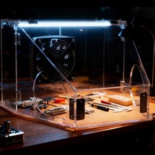 Schleifstaubbox mit Leichter